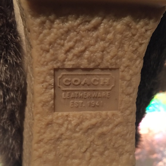 Coach Fur Maryann boots. Authentic, great shape! - Picture 7 of 8